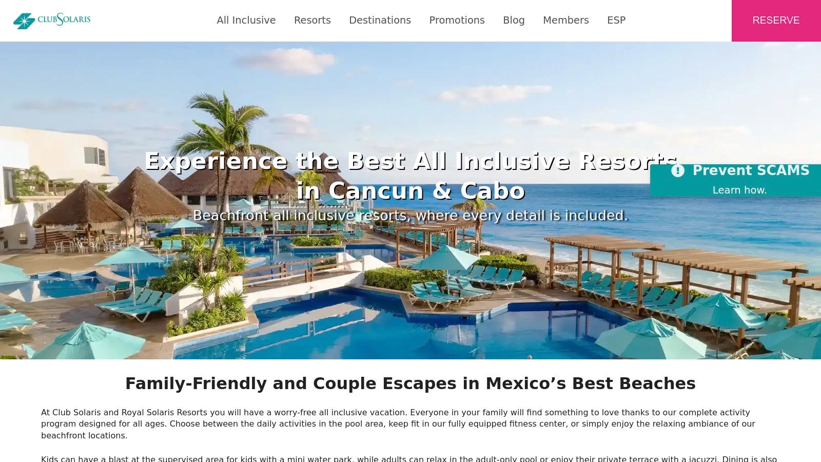 A family-friendly pool area at a beach resort