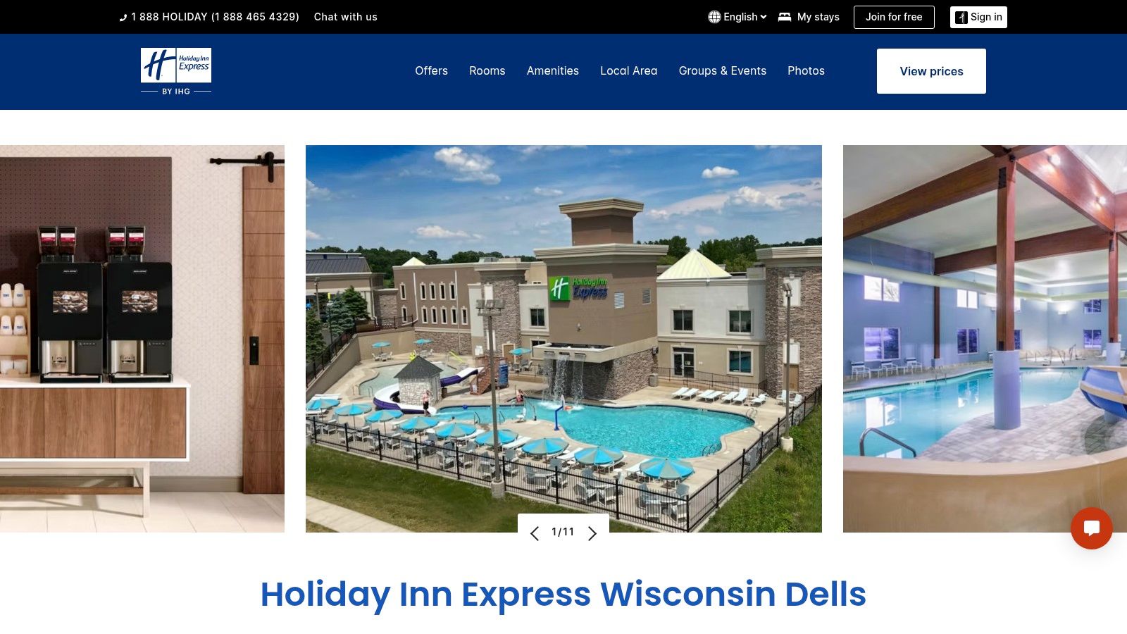 Holiday Inn Express – Wisconsin Dells (IHG)