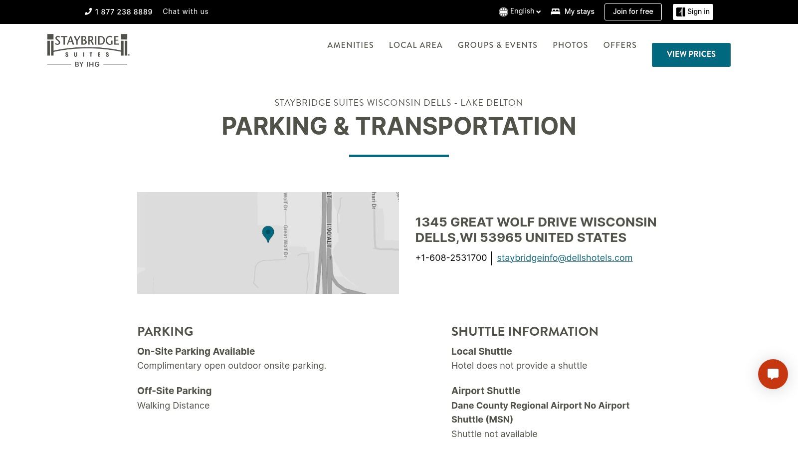 Staybridge Suites – Wisconsin Dells/Lake Delton (IHG)