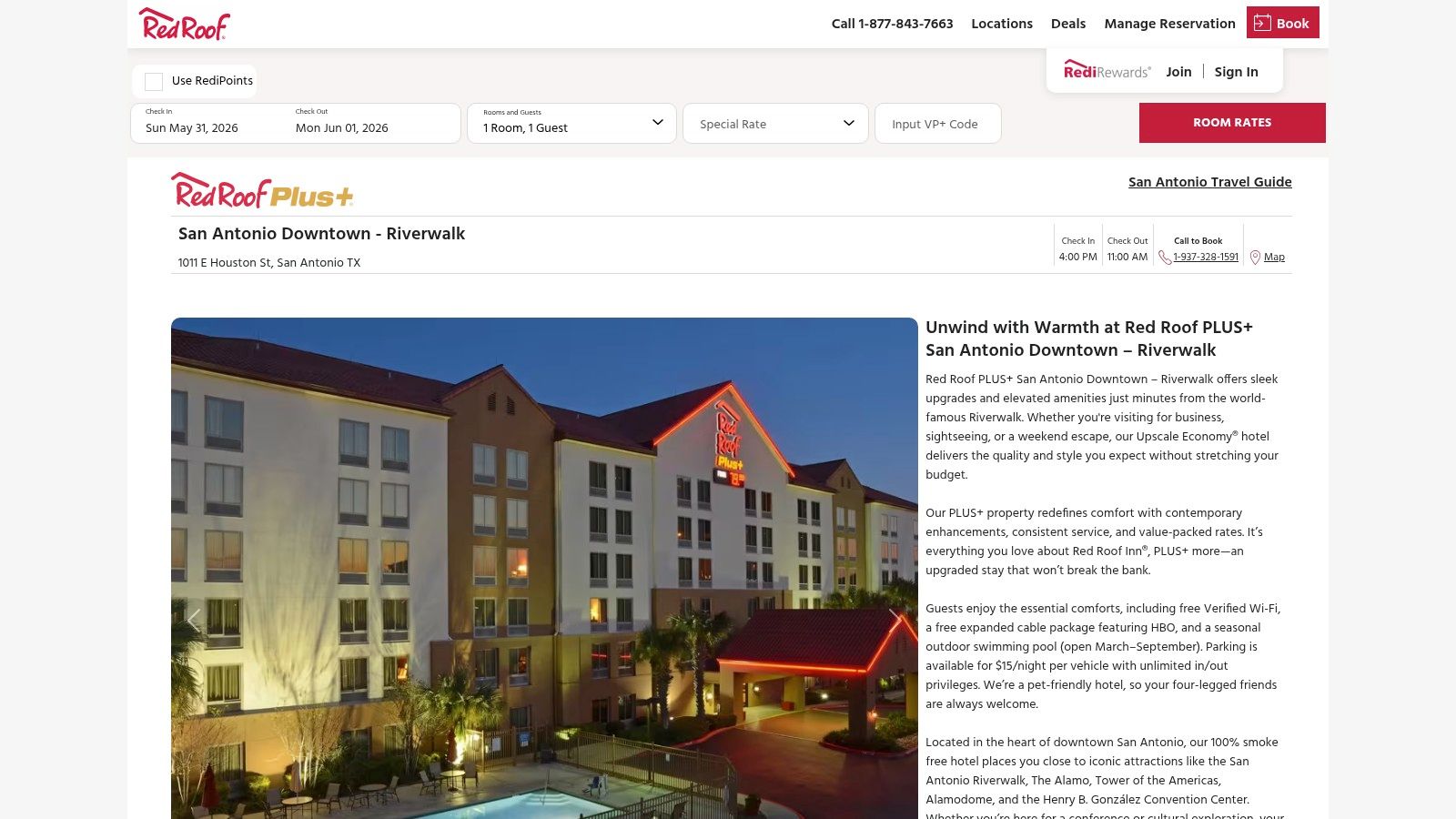 Red Roof PLUS+ San Antonio Downtown – Riverwalk