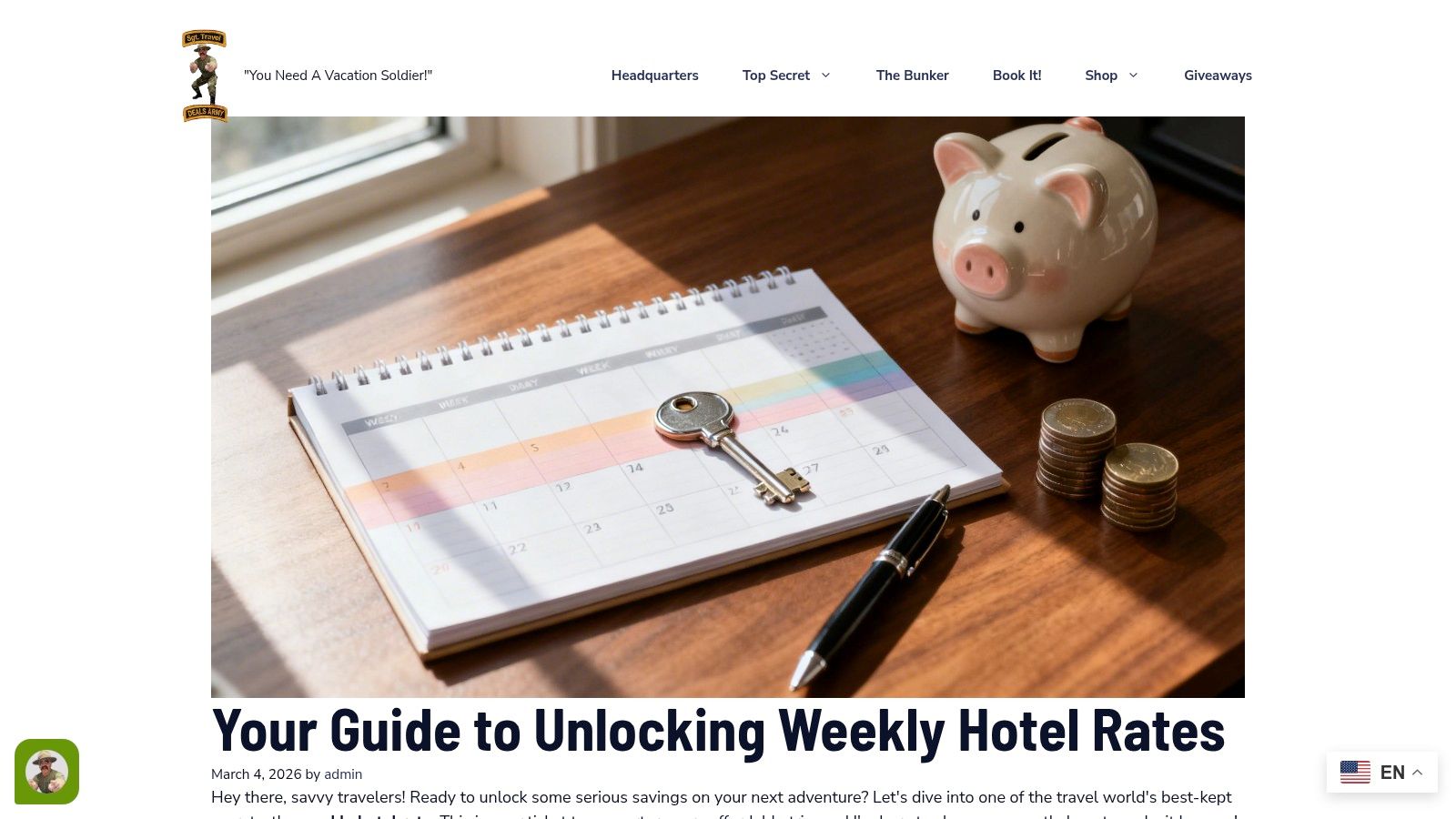 Your Guide to Unlocking Weekly Hotel Rates