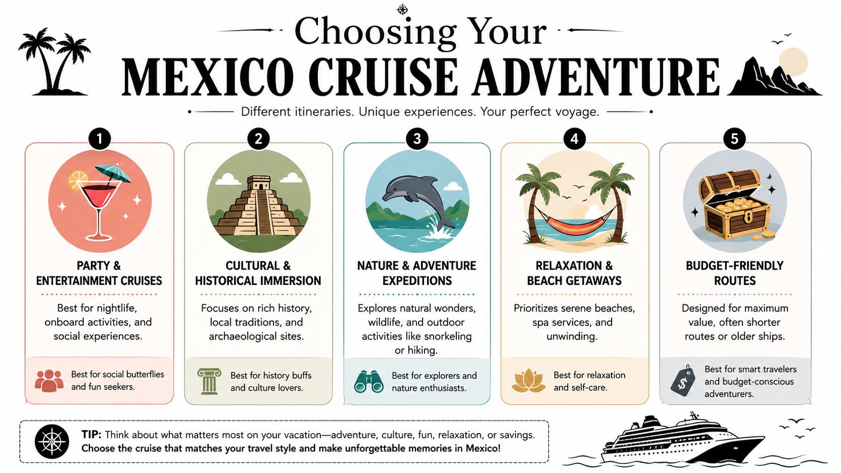 Choosing Your Itinerary and Ports of Call