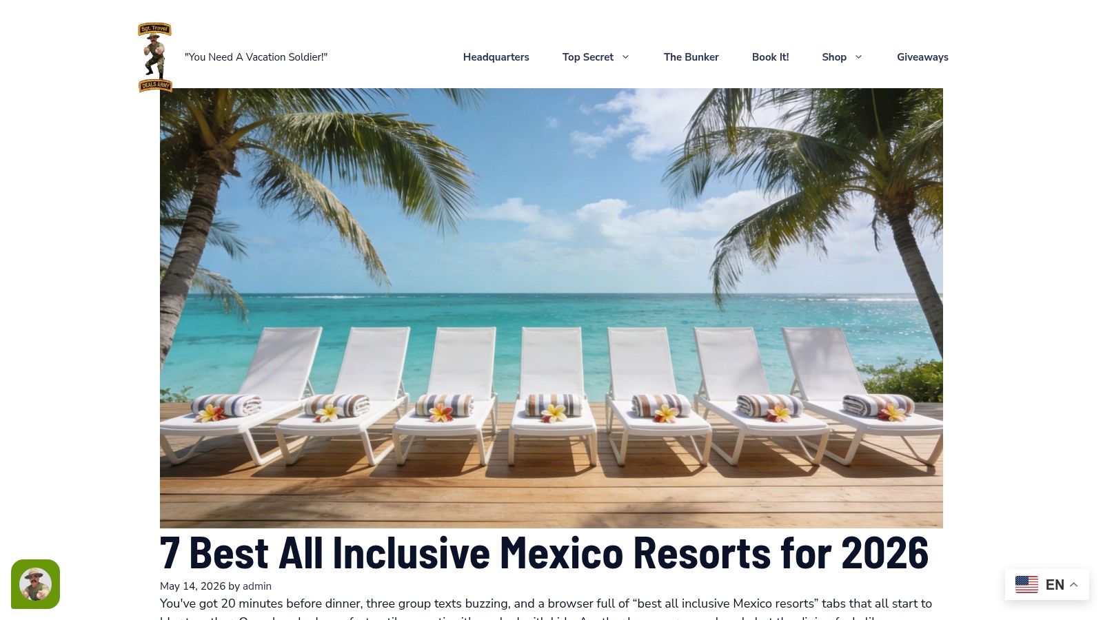 7 Best All Inclusive Mexico Resorts for 2026