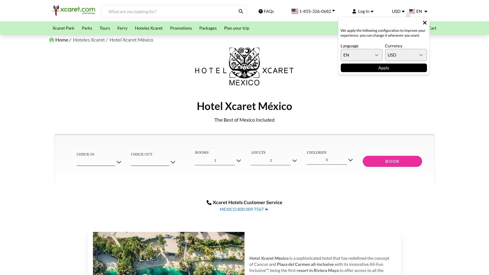 Hotel Xcaret México (All-Fun Inclusive)